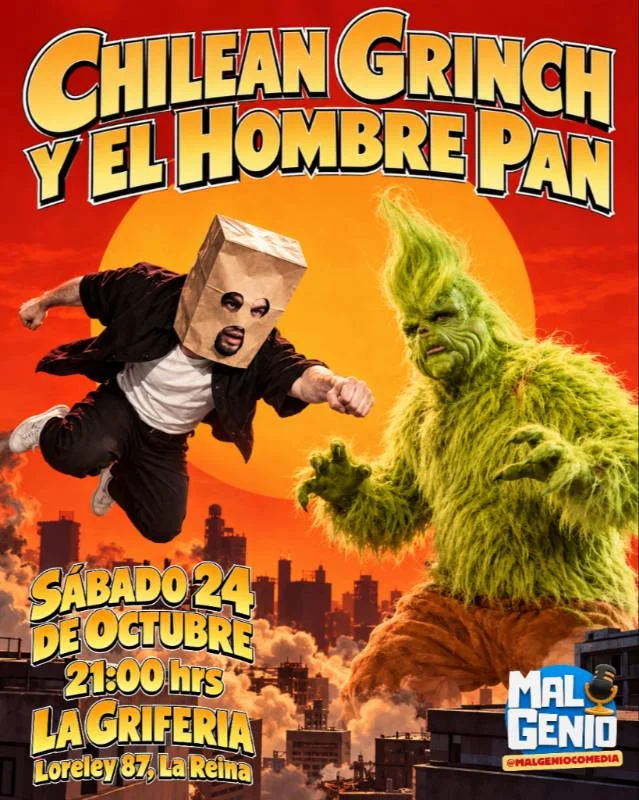 Chilean Grinch Y El Hombre Pan 24.10