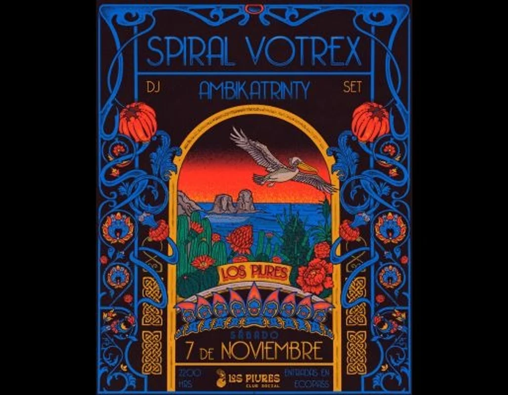 Spiral Vortex concierto + DJ AMBIKATRINTY