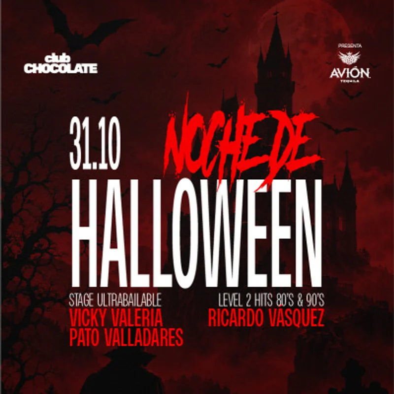 NOCHE DE HALLOWEEN — Club Chocolate