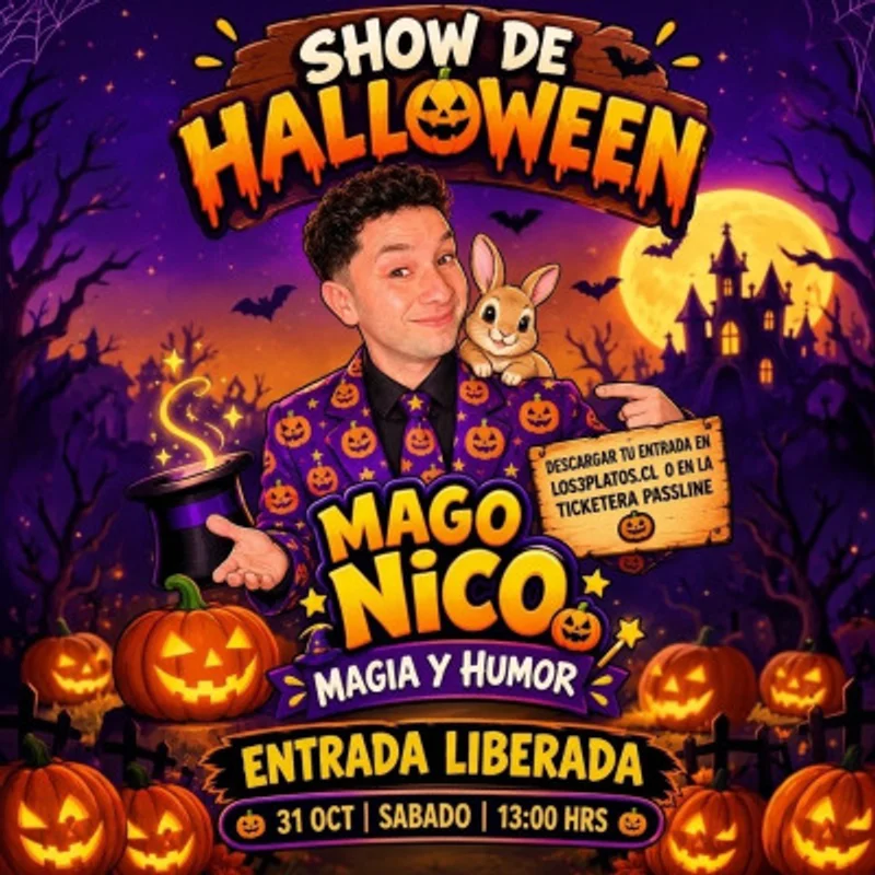 Mago Nico - Halloween - Los 3 Platos