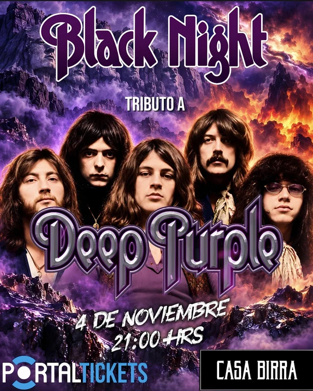 Black Night: Tributo A Deep Purple En Casa Birra, Temuco