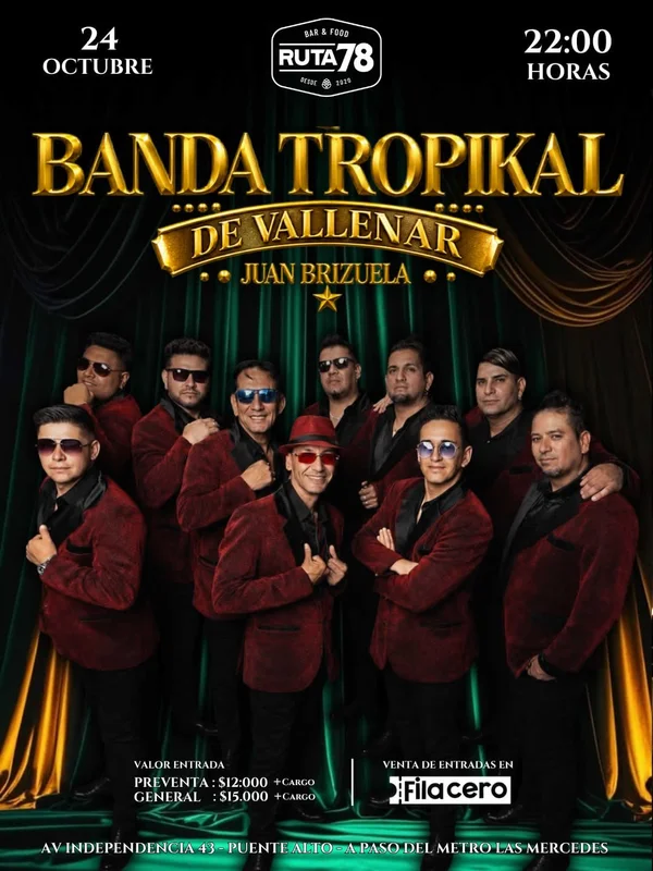 Banda Tropikal de Vallenar en Ruta78