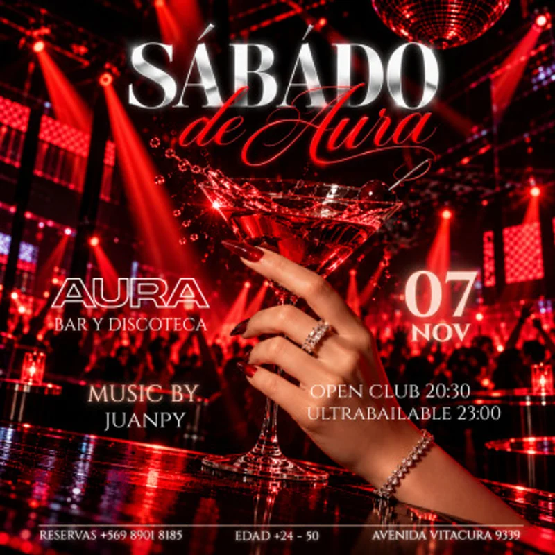 Aura ★ SABADO 07 NOVIEMBRE ★
