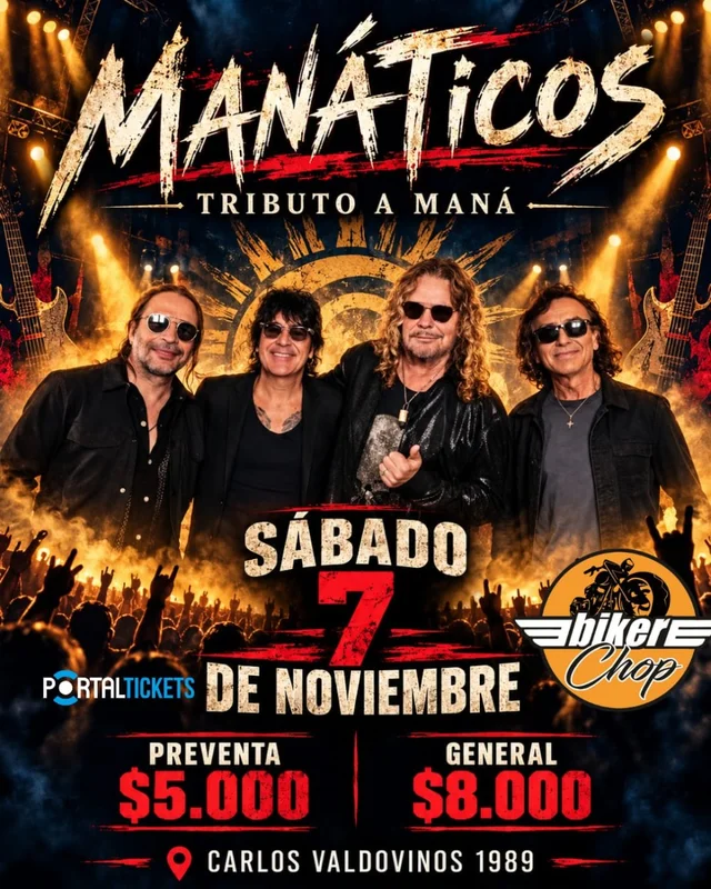Tributo A Maná En Biker Chop