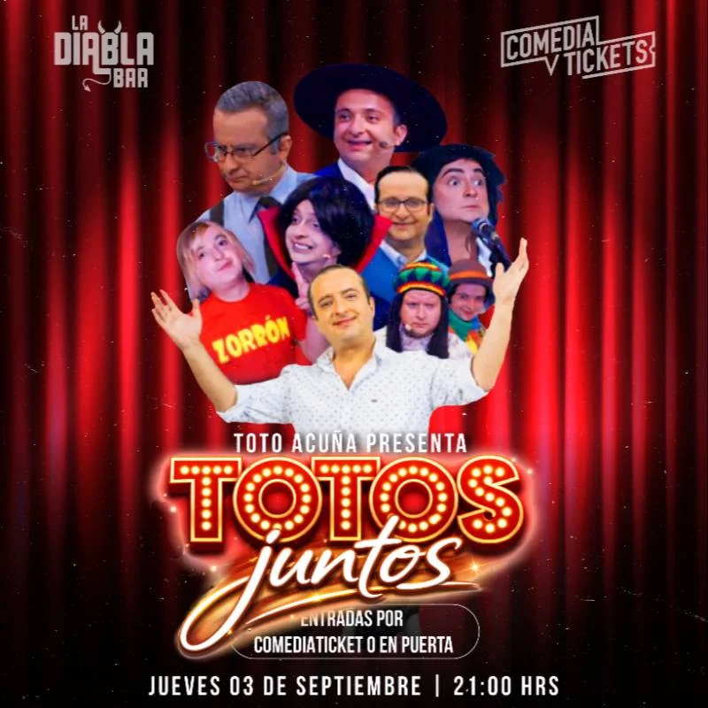 Toto Acuña Presenta "Totos Juntos" En La Diabla Bar