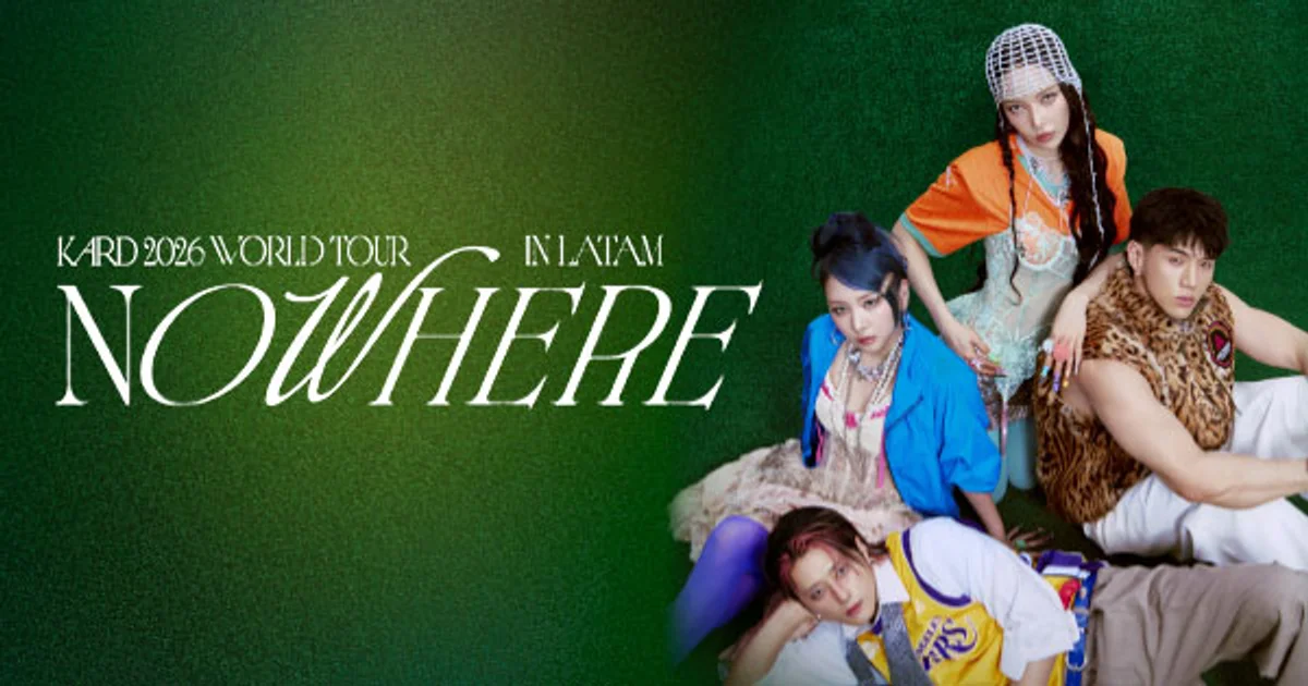 Kard 2026 World Tour NOWHERE en Chile en Teatro Coliseo