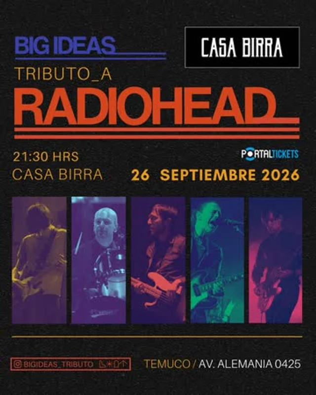 Tributo Radiohead En Casa Birra, Temuco