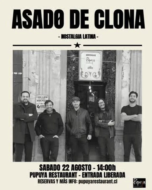 Almuerzo Musicalizado Con: Asado De Clona En Pupuya Restaurant