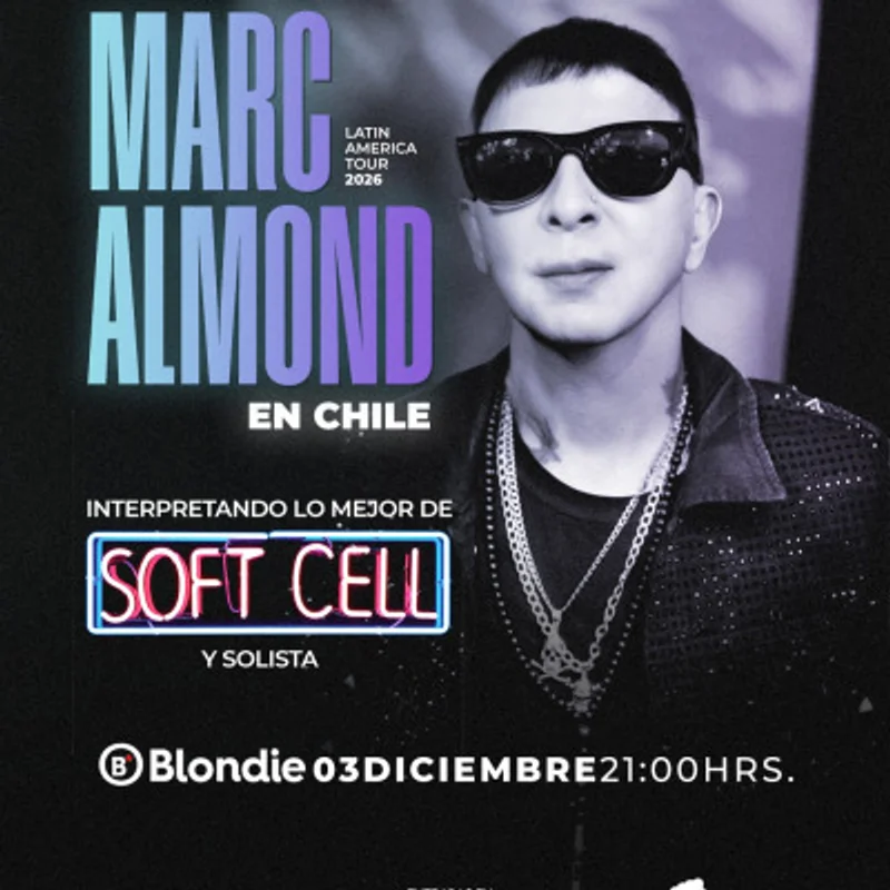 Marc Almond (SOFT CELL) en Santiago 2026