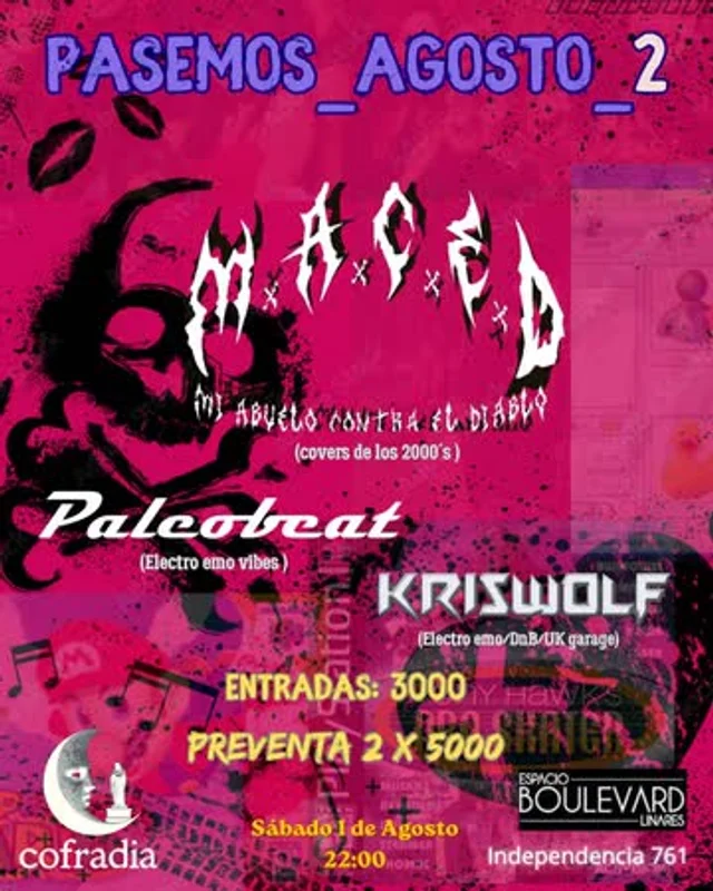 Pasemos Agosto 2! En Espacio Boulevard, Linares