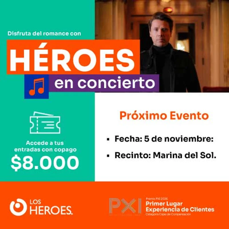 Heroes en concierto - Andrés de León