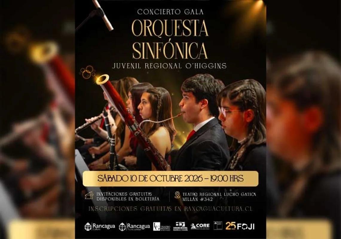 Concierto de Gala Orquesta Sinfónica Juvenil Regional O'Higgins
