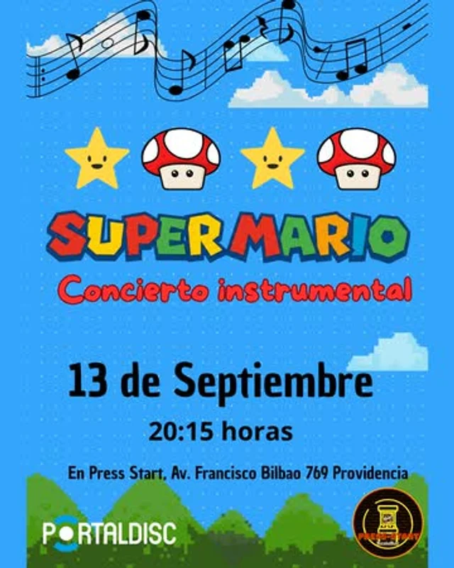 Super Mario En Press Start
