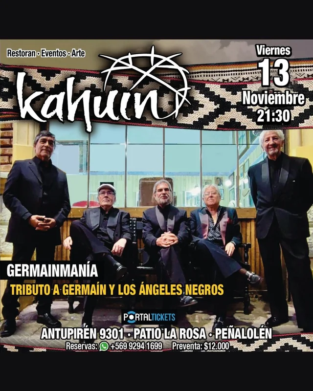 Kahuin Presenta: Germainmanía , Tributo A Germaín Y Los Ángeles Negros