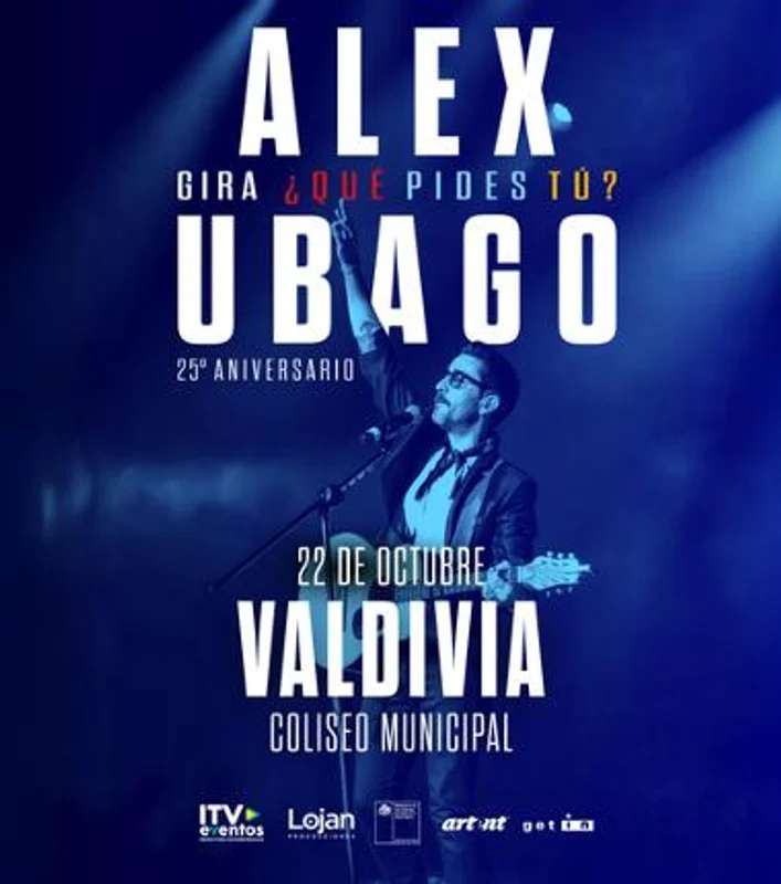Alex Ubago Gira 25 Años ¿Qué Pides Tú? Tour Chile - Valdivia