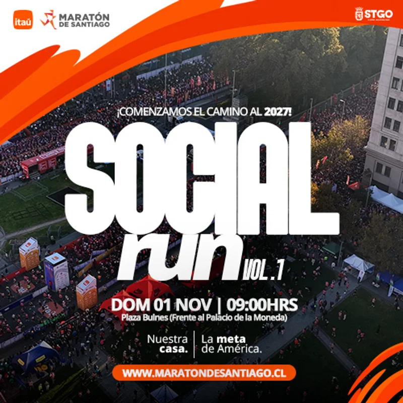 Social Run Vol. 1 | Itaú Maratón De Santiago 2027