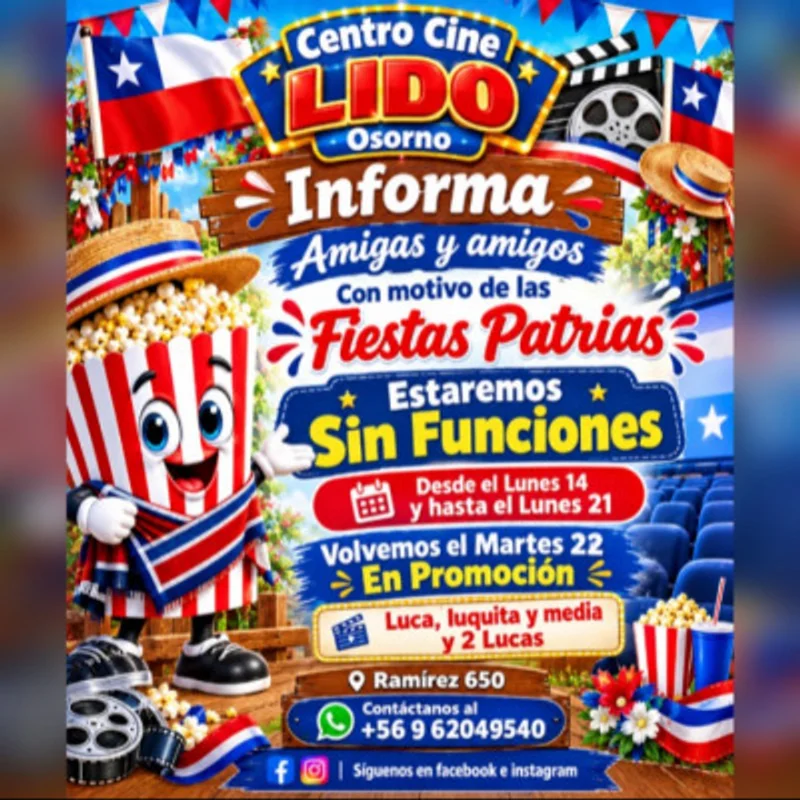 Lunes 14 Y Hasta El Lunes 21 Estaremos Sin Funciones
