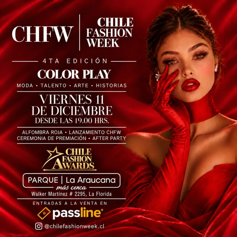 1era Jornada Chile Fashion Week + Ceremonia de Premiación Chile Fashion Awards