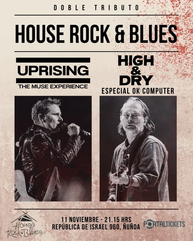 Uprising (Tributo A Muse) + High & Dry (Tributo A Radiohead) En House Rock & Blues