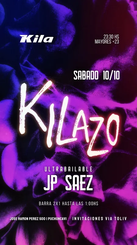 Kilazo Ultrabailable  / Invitacion