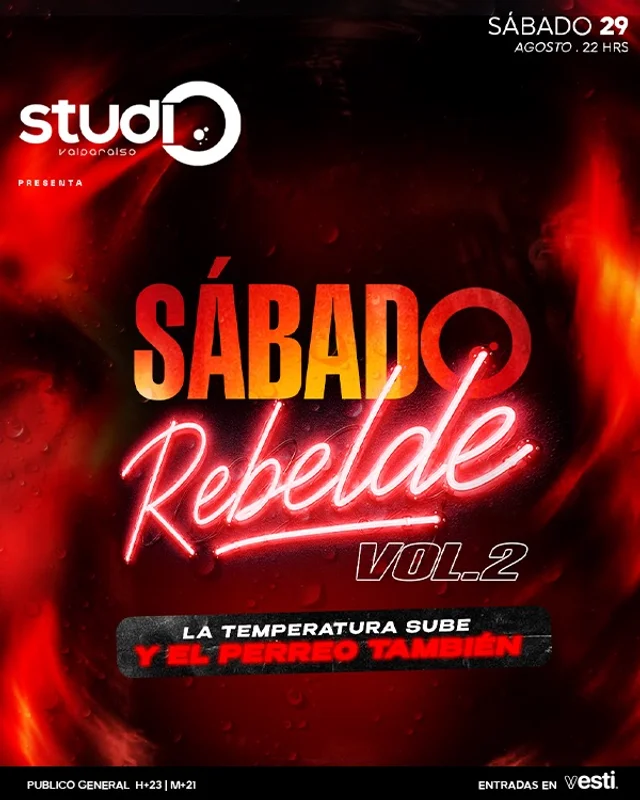 STUDIO VALPARAISO ® presenta SUPER SABAD⭕️ Rebelde 2.0 | SABADO 29 AGOSTO 2026.