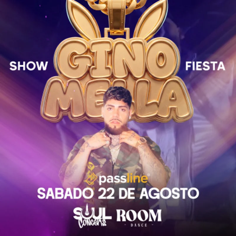 SOUL CONCERTS presenta a GINO MELLA🐰 en ROOM