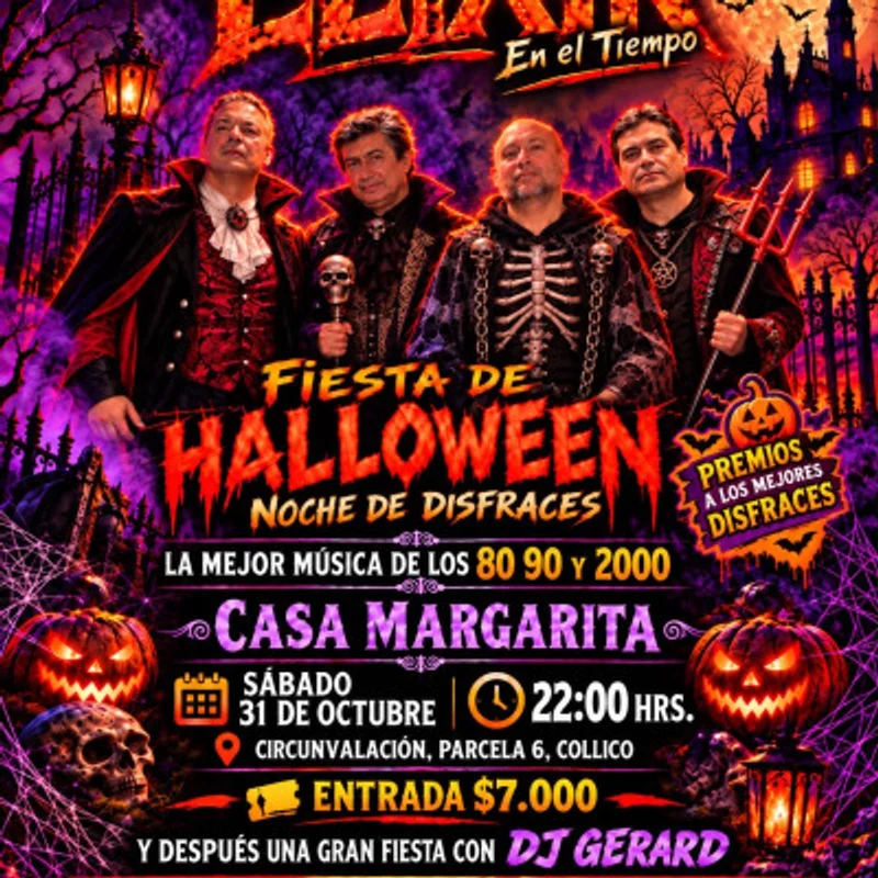 Banda Elixir - Tributo 80s en Vivo - Fiesta Halloween