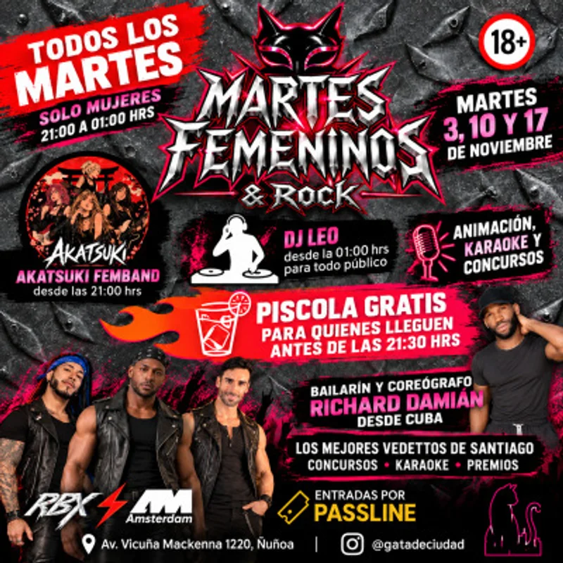Martes Femeninos & Rock