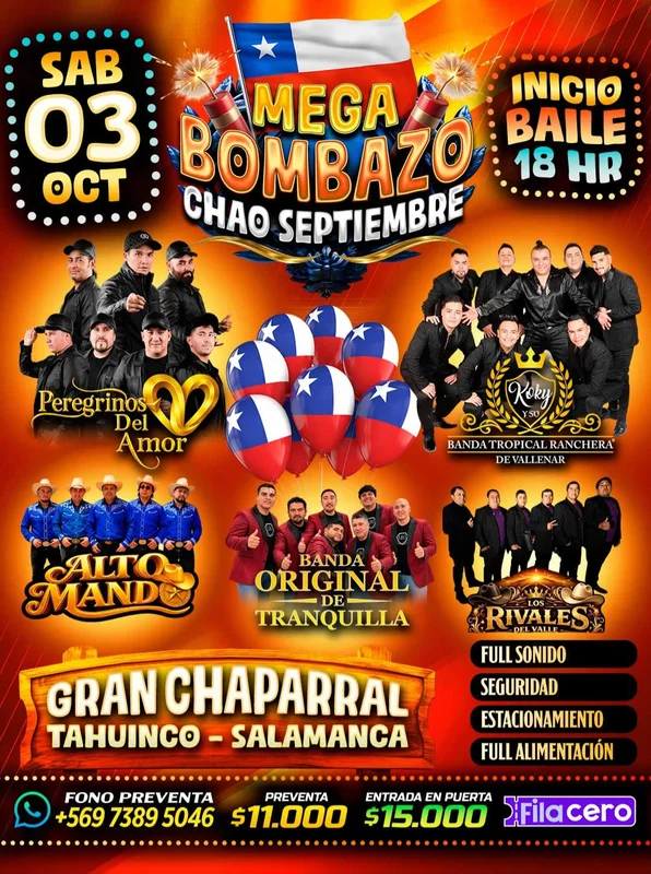 Mega Bombazo Chao Septiembre