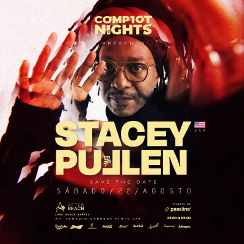 Sabado 22 Agosto | Complot Nights: Stacey Pullen | After Beach | Reñaca - V Región