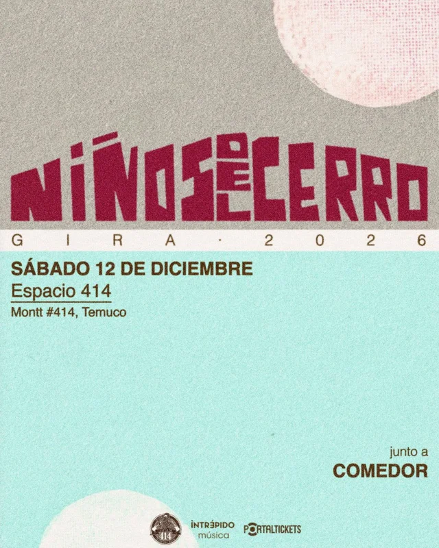Niños Del Cerro + Comedor En Espacio 414, Temuco