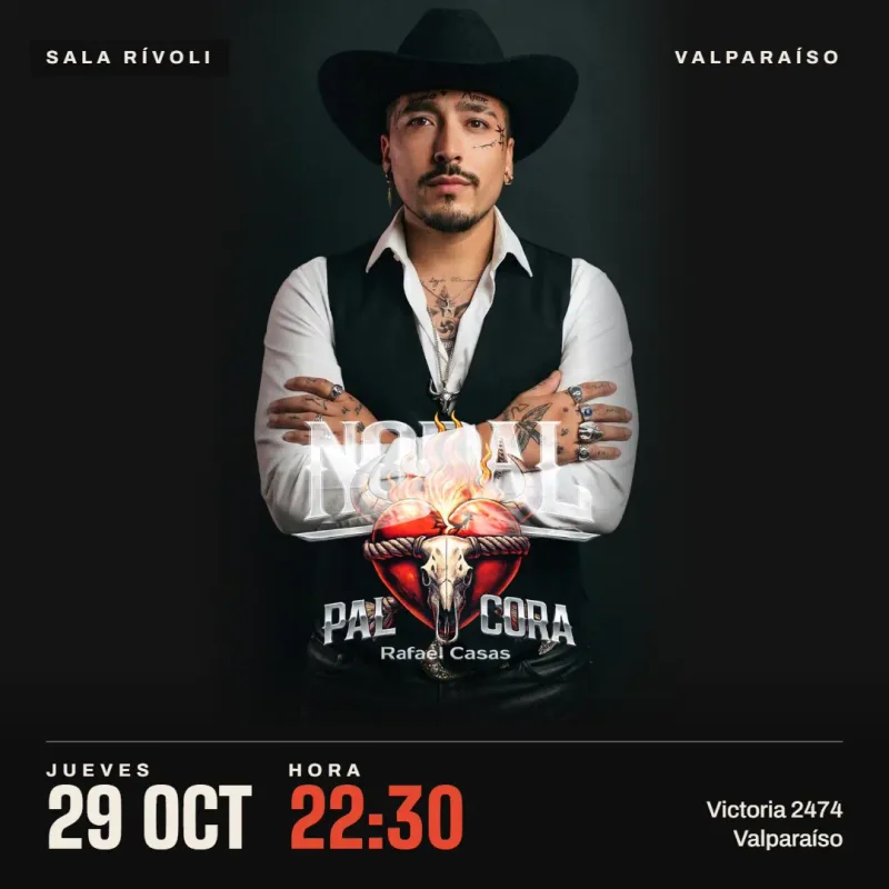Tributo oficial Cristian Nodal en Valparaíso