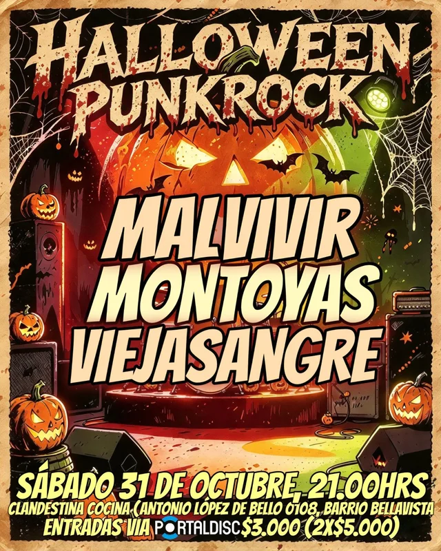Halloween Punkrock En Cocina Clandestina