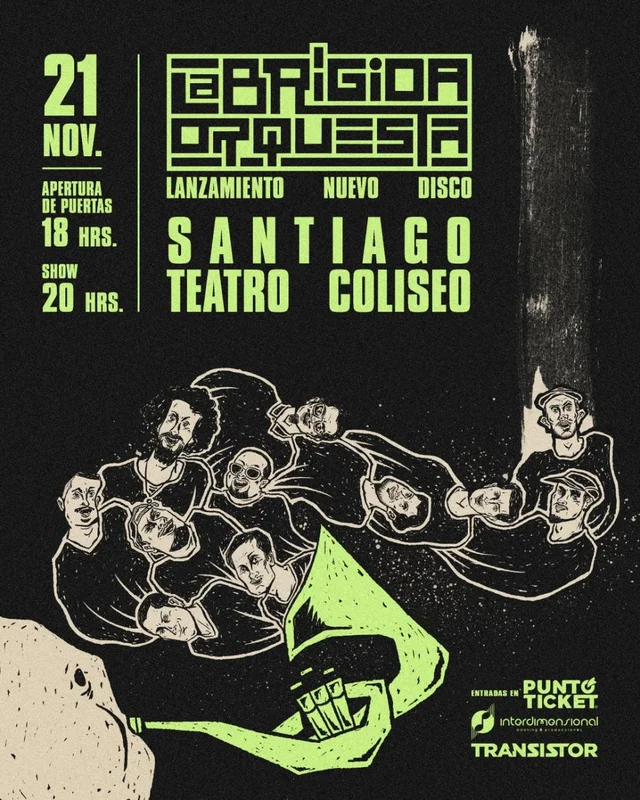 La Brígida Orquesta En Teatro Coliseo, Santiago