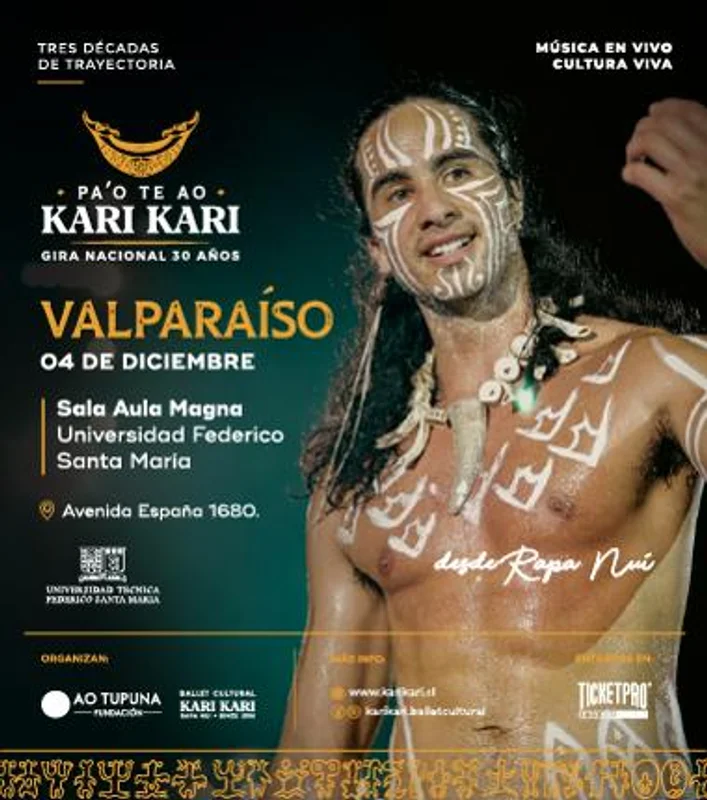 Pa'o Te Ao 30 Años De Kari Kari - Valparaiso