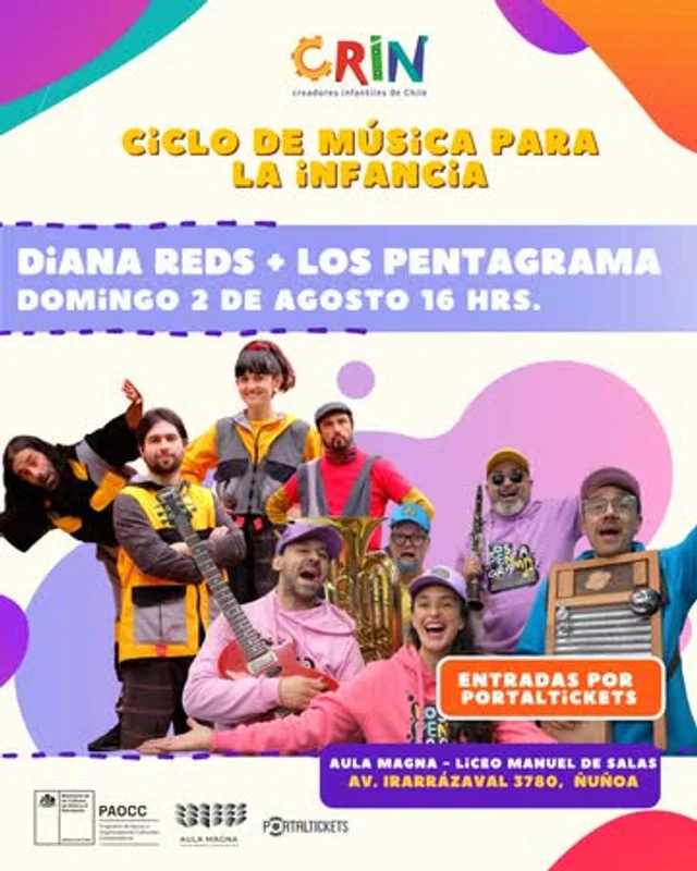 Diana Reds + Los Pentagrama En El Aula Magna Del Liceo Manuel De Salas