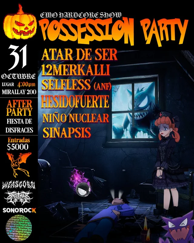Possession Party Emo Hardcore Show En Mirador Estudio