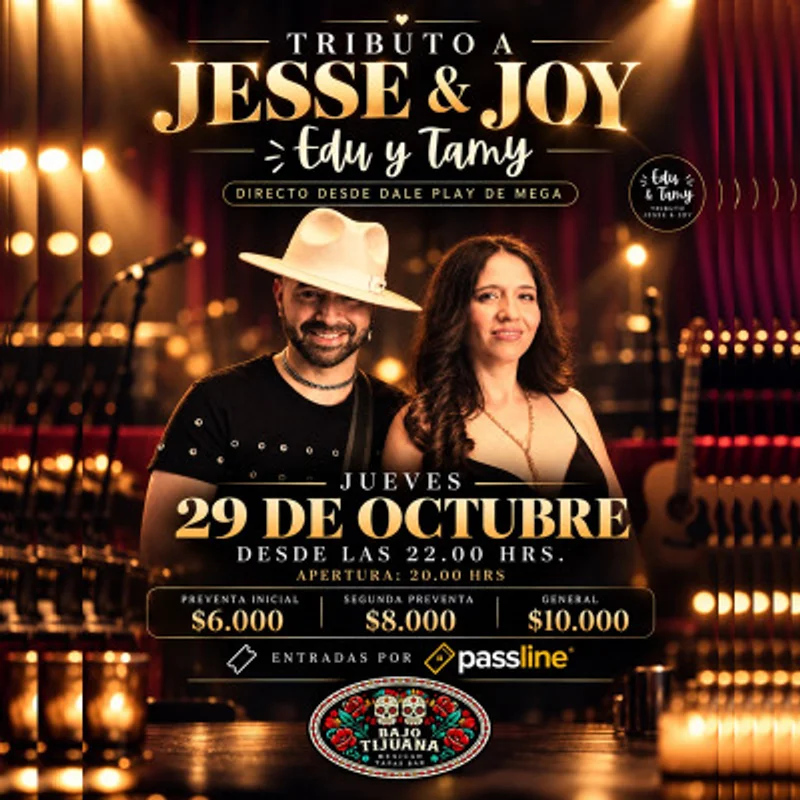 Tributo a Jesse & Joy por Edu y Tamy en Bajo Tijuana
