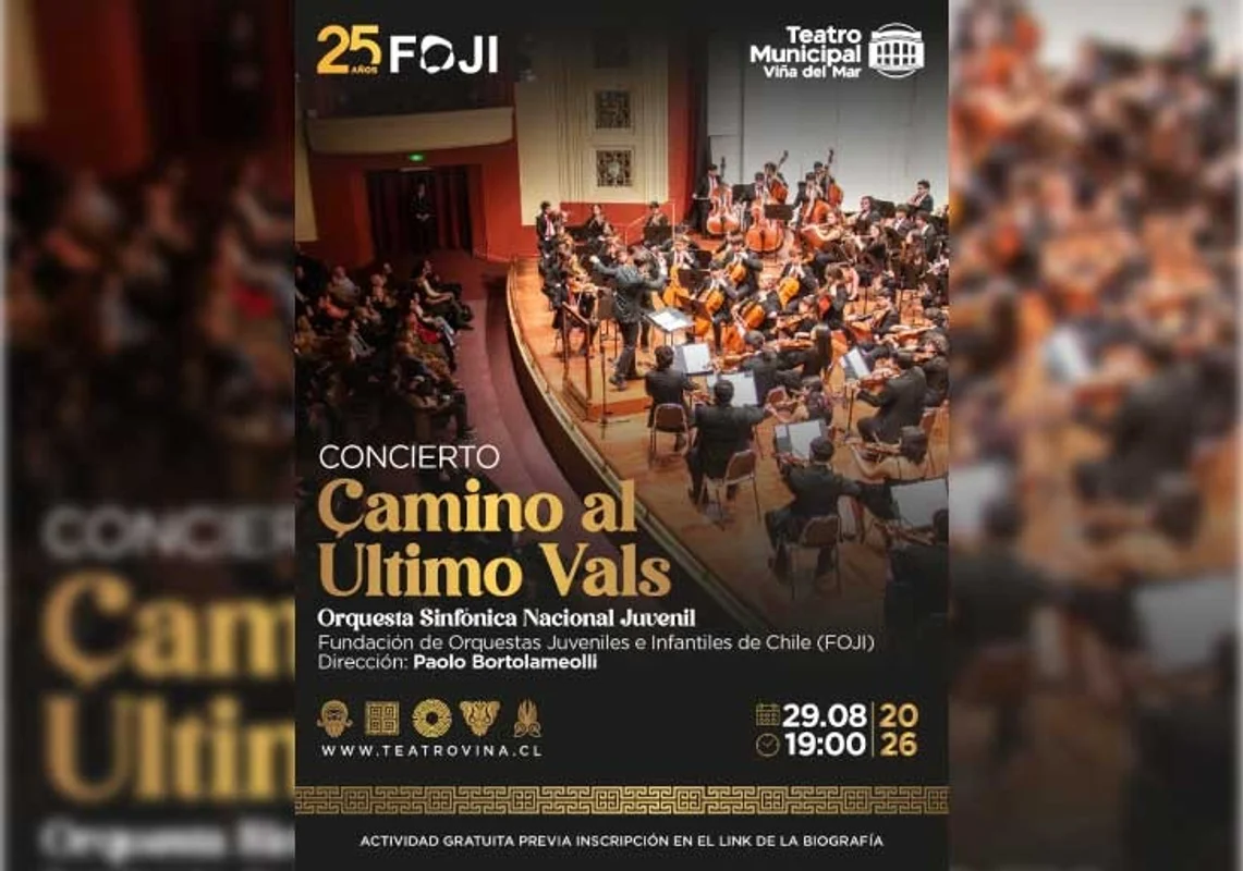 Concierto gratuito de FOJI en el Teatro Municipal de Viña del Mar