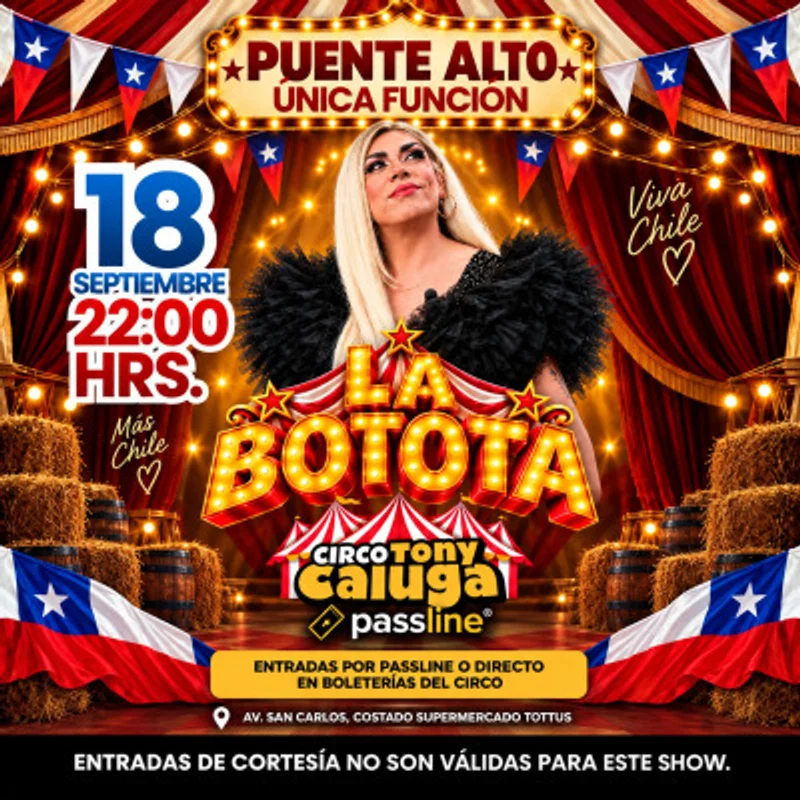 La Botota en el Circo de Tony Caluga
