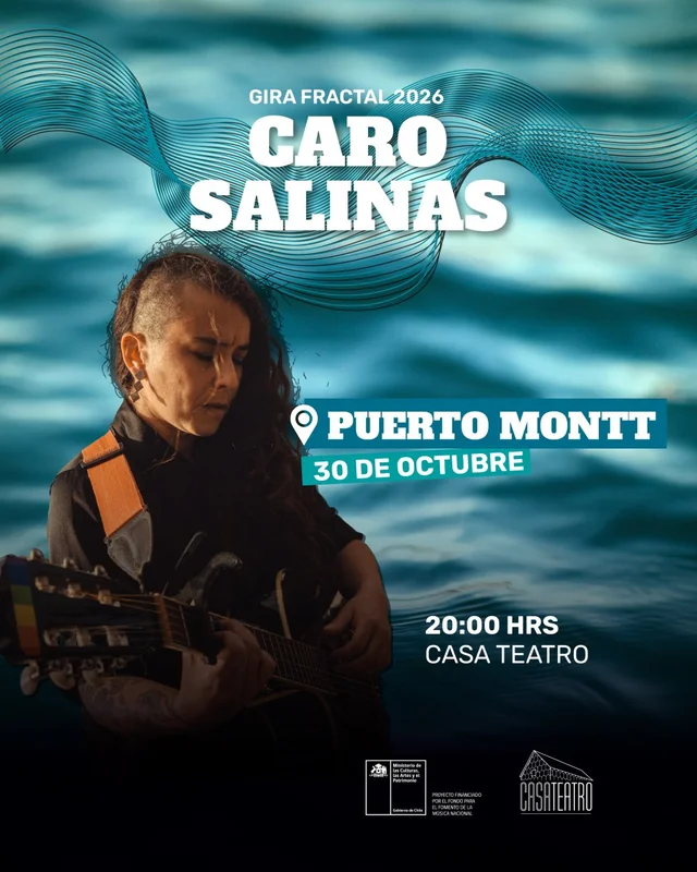 Caro Salinas - Gira Fractal 2026 En Casa Teatro, Puerto Montt
