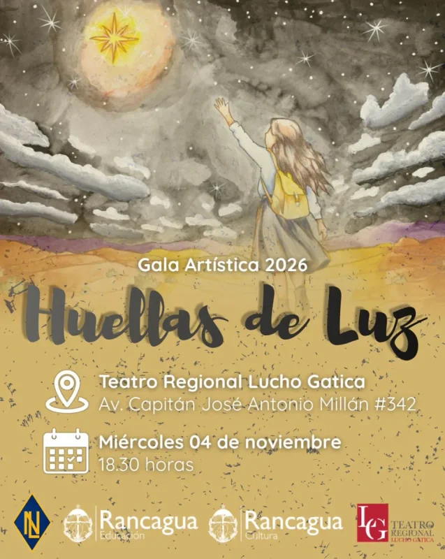 Huellas de la luz, gala 2026, liceo de niñas de Rancagua