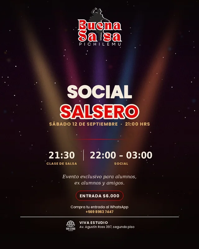 Social Salsero Septiembre - Buena Salsa Pichilemu