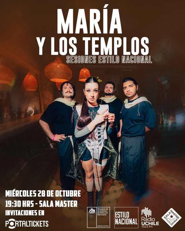 María Y Los Templos / Sesiones Estilo Nacional En Sala Master