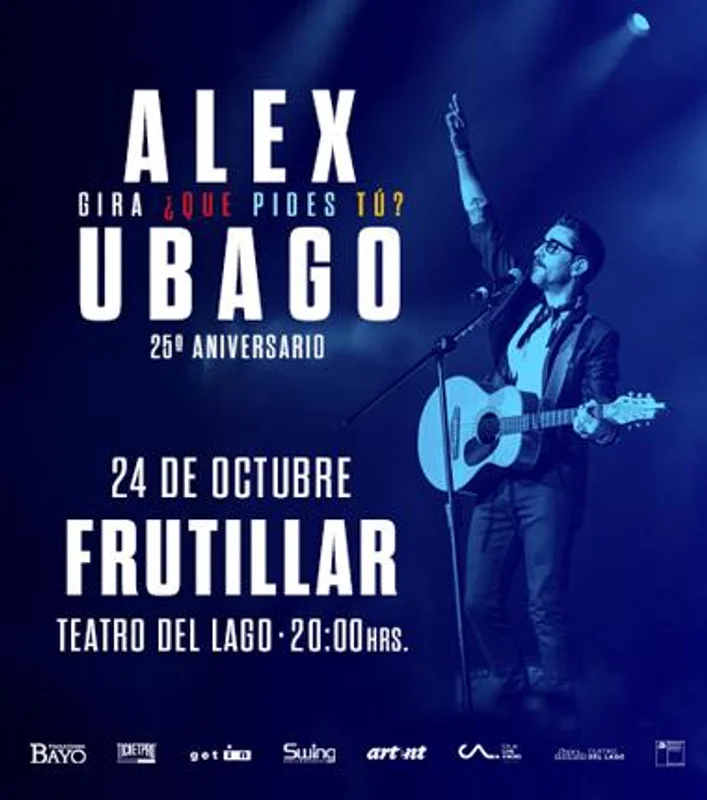 Alex Ubago Gira 25 Años - ¿Qué Pides Tú? Tour Chile - Frutillar
