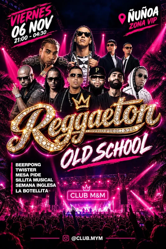 Fiesta Reguetón Old School🗣️❤️