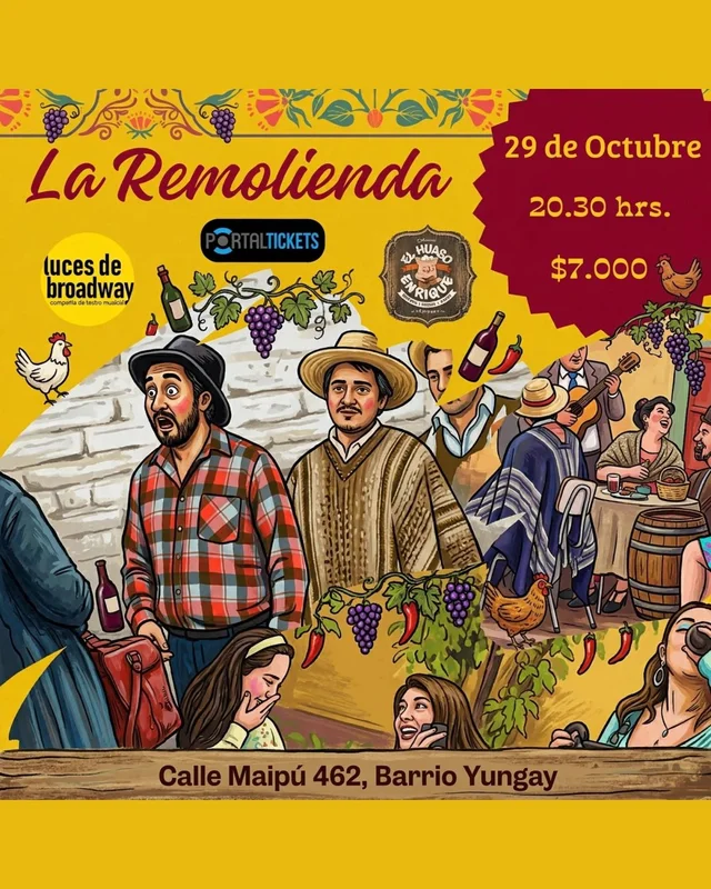 29/10 Jueves Populares - Luces De Broadway Presenta La Remolienda En El Huaso Enrique