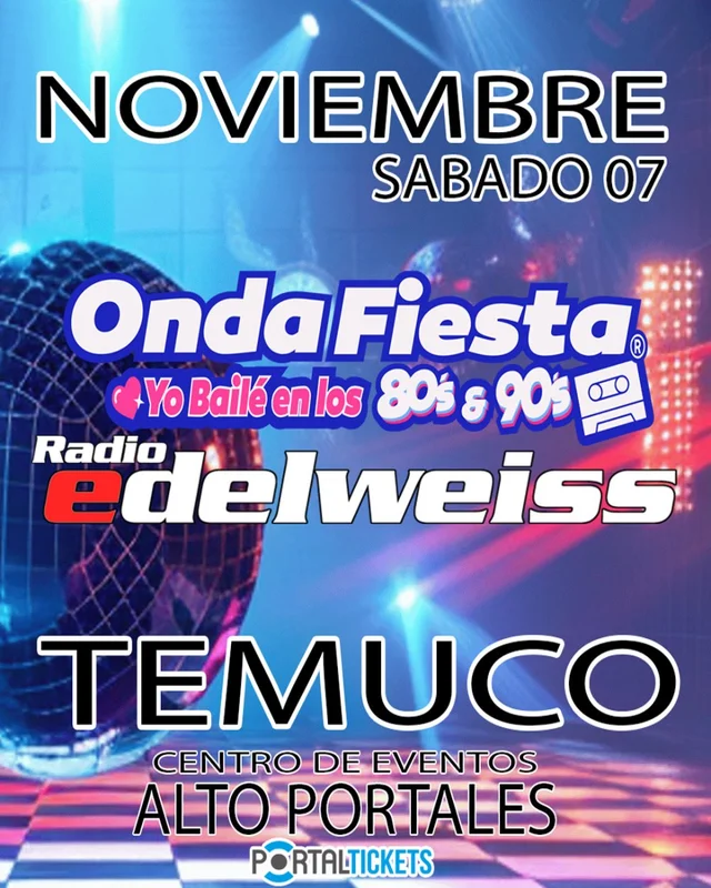 Onda Fiesta Radio Delweiss En Centro De Eventos Alto Portales, Temuco