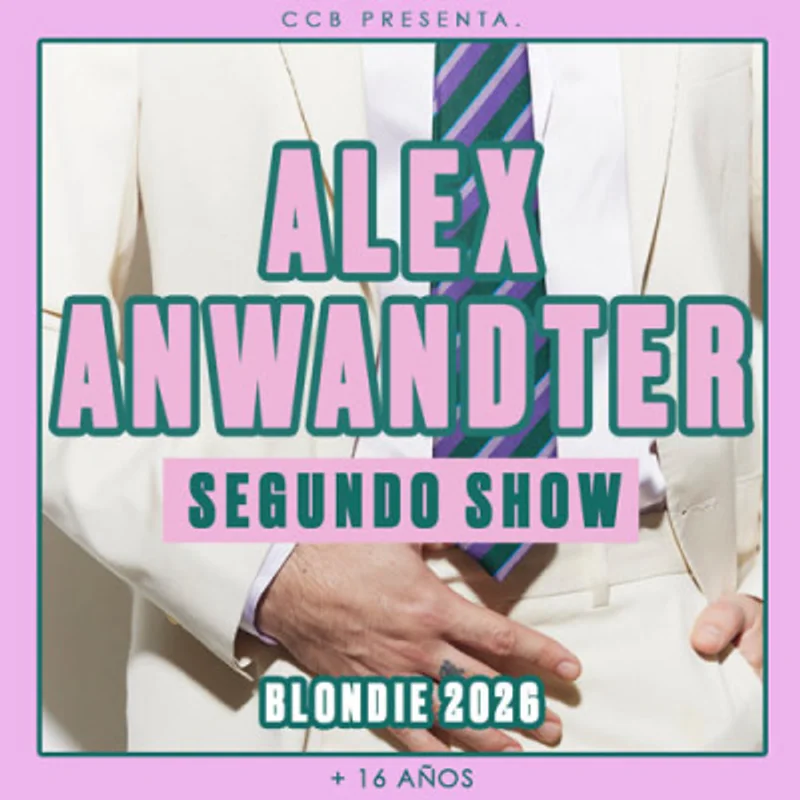 Alex Anwandter: En vivo. Segunda fecha- Blondie 2026