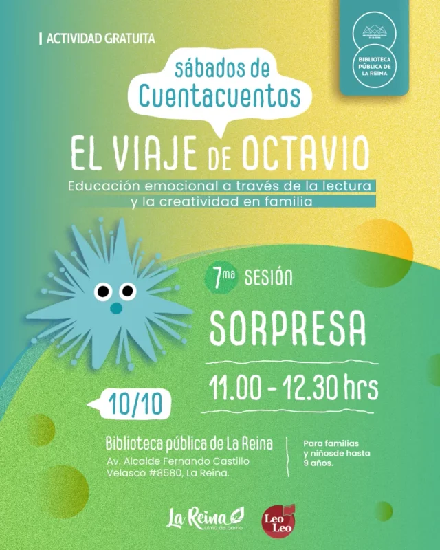 Ciclo “Sábados de Cuentacuentos” presenta "El Viaje Octavio"